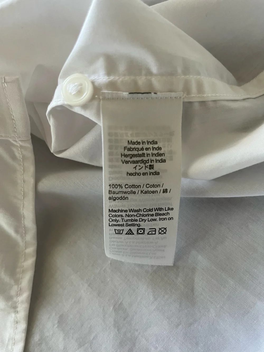 NWT JCrew Cropped Button Up Shirt Size 0 White Regenerative Cotton $118 CD020 - Picture 11 of 14